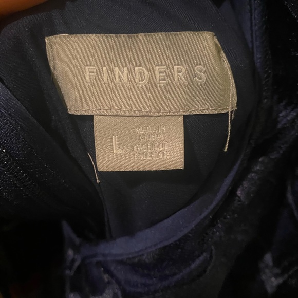 Navy Blue Formal Dress - Picture 4 of 4